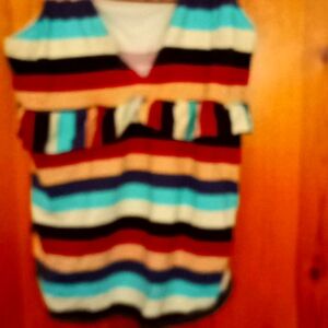 Ladies swim set top with skirt/shorts